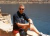 Rob on the fortified walls od Spinalonga