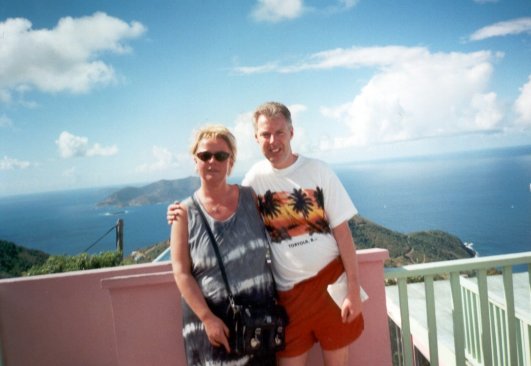 on top of the Island, overloking the other Virgin Islands.
