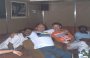 Relaxingin the cew bar with "Smudger" and Wyndam