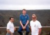 On the edge of a Hawiian Volcanic crater