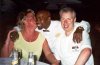 Mandy and Rob with Troy the barman,