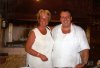 With our favourite Greek cook at the Oasis.