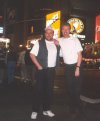 The twinkling lights of Time Square