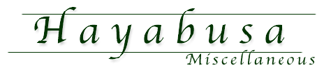 Hayabusa: Miscellaneous