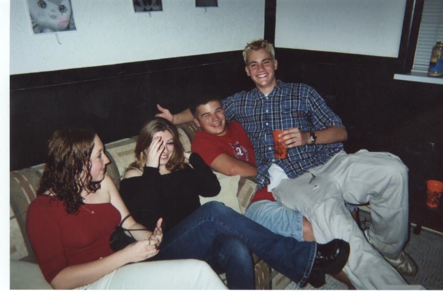 My gf is the one with the black shirt!