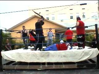 And attacks AJ with it