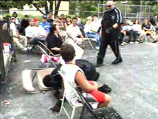Crippler tries to get up