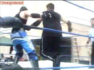 Dbk throws Pico to the Ropes