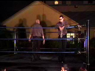 Machoman and Pico await Eric Daniel's apology