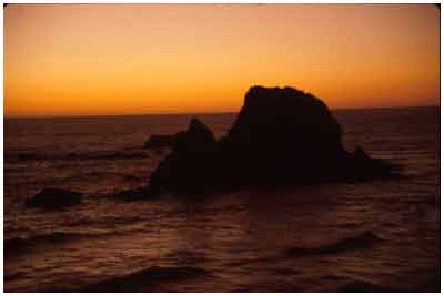 sunset in new zealand