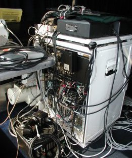 back of instrumentation rack