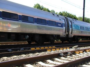 Acela regional across Midway NJ test site