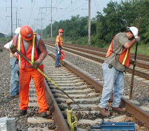 track gang on the job