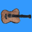 Guitar pinata. Click to view a larger image.