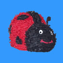 Ladybug pinata. Click to view a larger image.