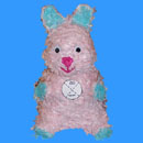 Pink Bunny pinata. Click to view a larger image.
