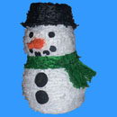 Snowman pinata. Click to view a larger image.