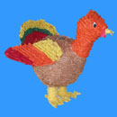 Thanksgiving Turkey pinata. Click to view a larger image.