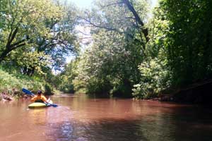 Paula Kayaking