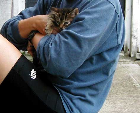 holding Tommy