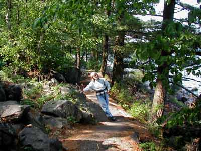 Lenore hiking