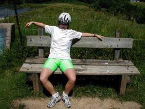 taking a cycling break