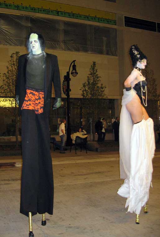 Frankenstein and bride?