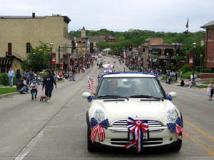 Mini in the parade