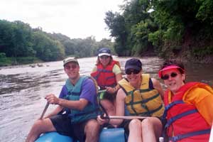 the rafting group