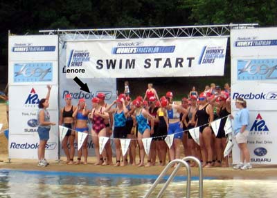 Start of the swim