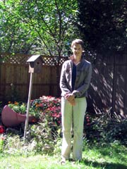 Ute in the garden