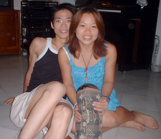 Cherie with good friend, Brandon.