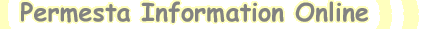 Welcome to PERMESTA INFORMATION ONLINE ONLINE (PIO)