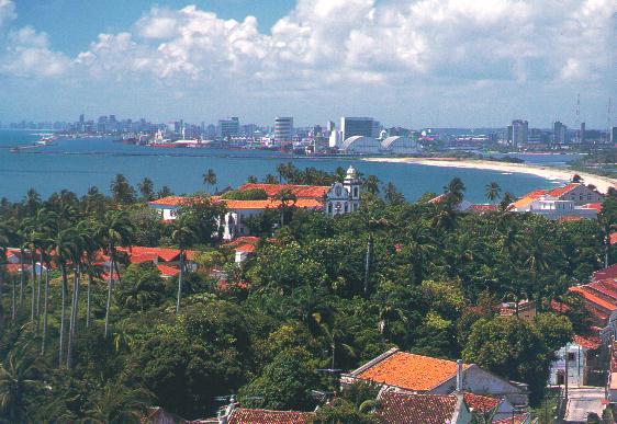 Vista de Olinda sobre Recife