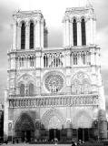The front of a cathedral