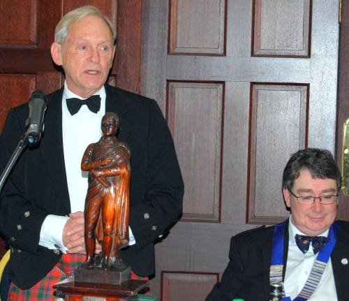 The Rt Hon George Reid, the former presiding officer of the Scottish Parliament, proposing the Immortal Memory