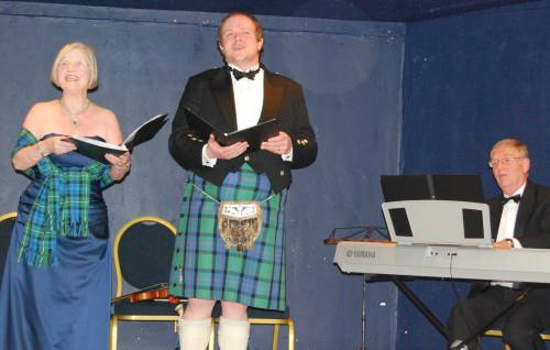 Wilma Paton, Craig Dennis and accompanist Martin Neilson