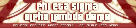 Phi Eta Sigma - Alpha Lambda Delta