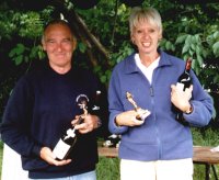 Runners-up Norma and Stuart