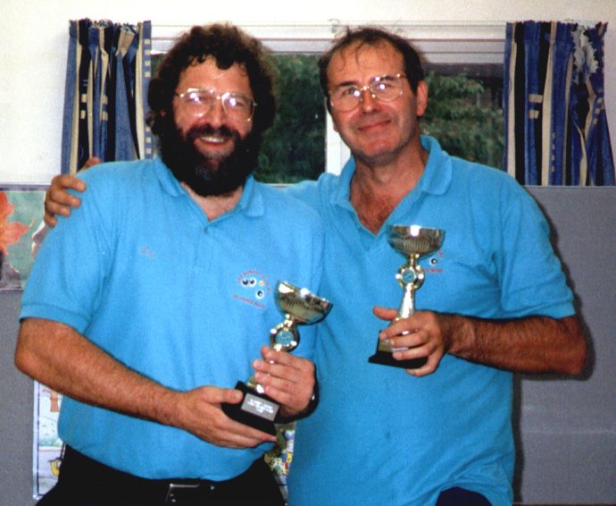 Tony Watson & Nigel Sibbring, Winners of the Club Doubles Championship