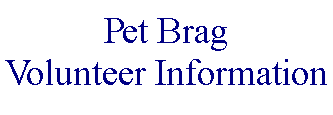 Click here to go to Pet Brag's Main Page