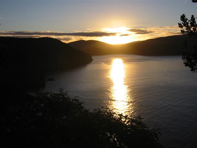 Sunset Fortesque Bay