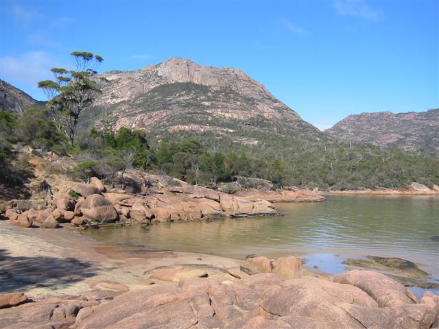 Mt Amos from Honeymoon Bay