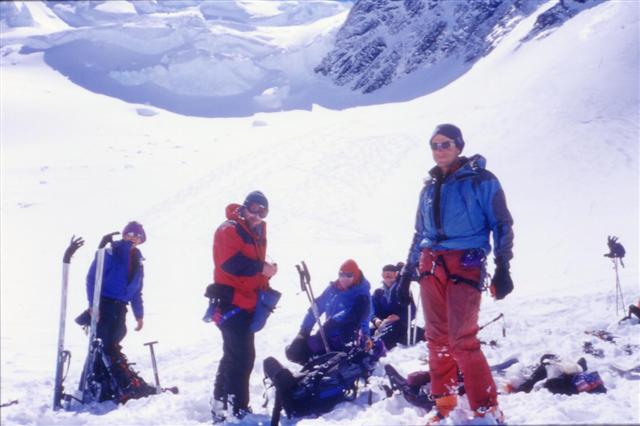 Snow farming! Anna Glacier