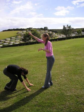 She said she would only let us leave if KT performed a head stand