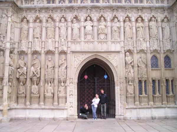 We had a spot of tea with the saints