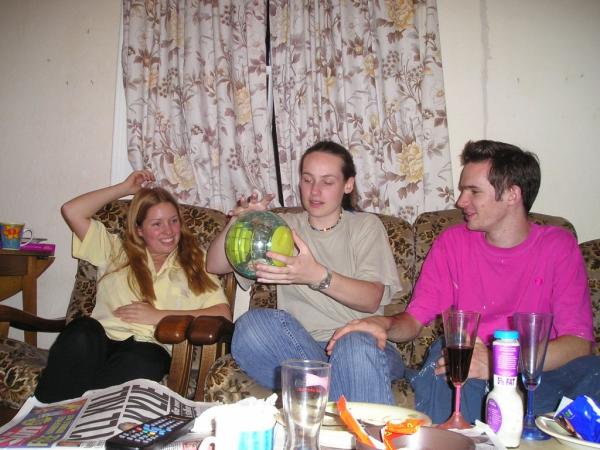 The housemates at home