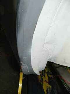 Driver Side Rear Wheel Well, Frontview