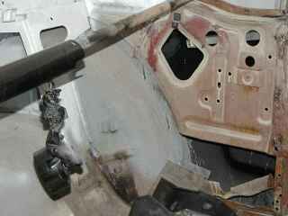 Behind Driver Seat