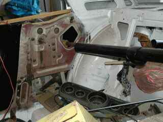 Behind Passenger Side